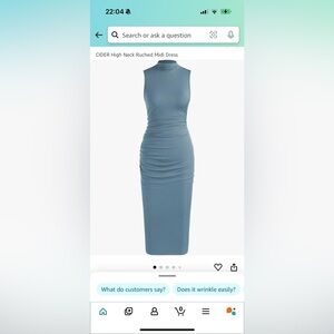 Cider ribbed midi dress